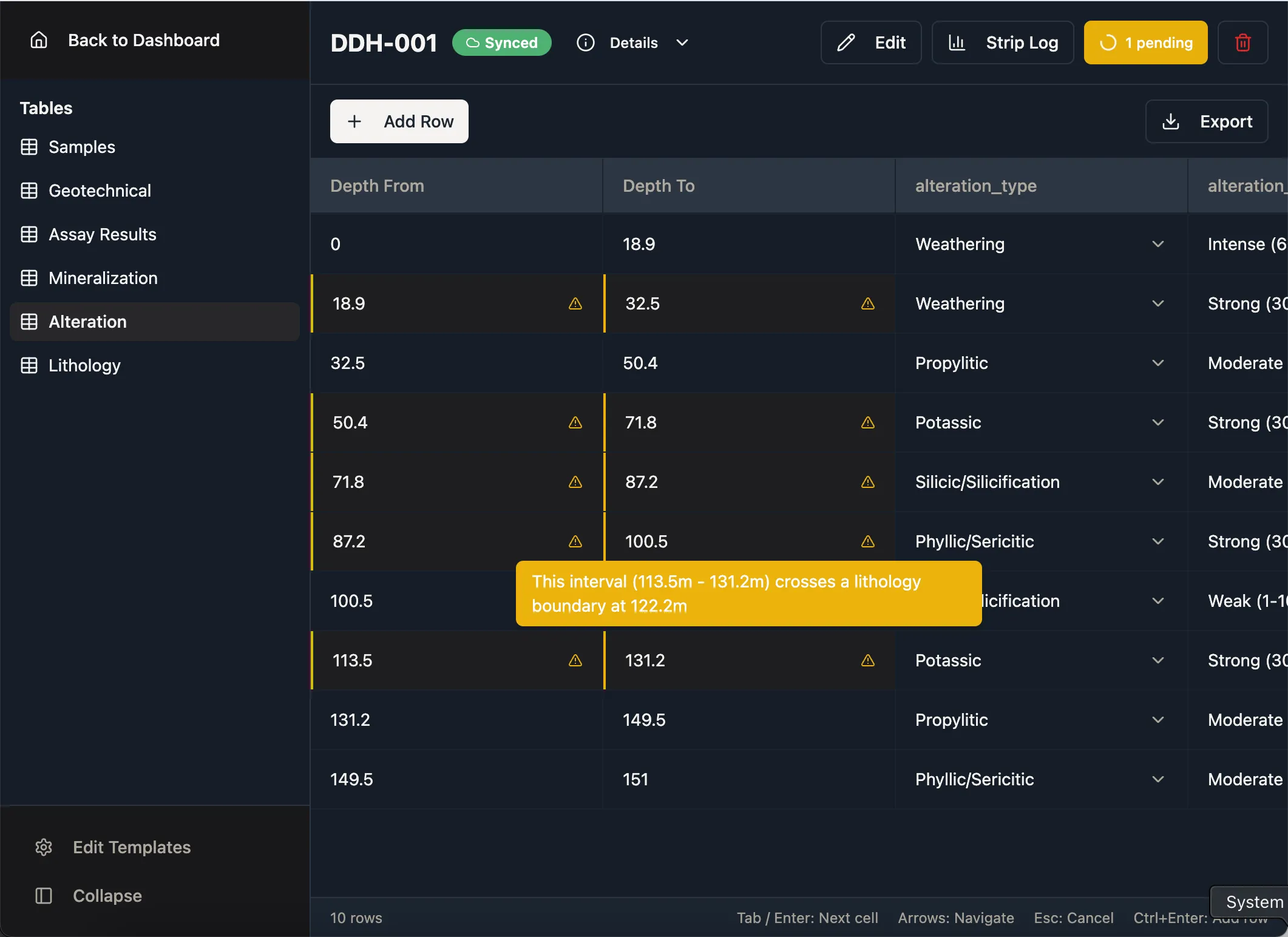 Live Data Validation
